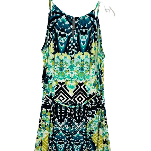 NY&C Halter Dress NWT‎ Womens Size Medium Belted Coquette Feminine Fairy - Picture 11 of 13